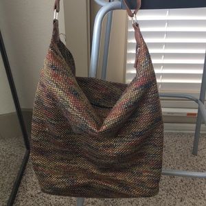 NWOT Slouchy Crossbody fabric bag